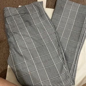 Plaid pants for women